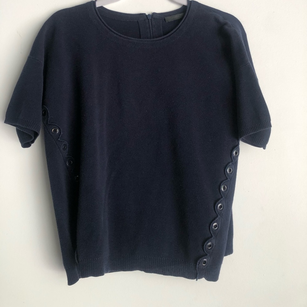 Navy Jcrew knit tshirt